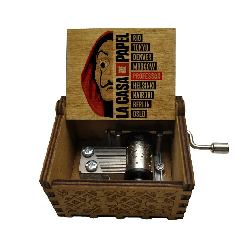 Новинка 2020 г. музыкальная шкатулка Bella Hi с принтом бумажный дом для рук подарок на