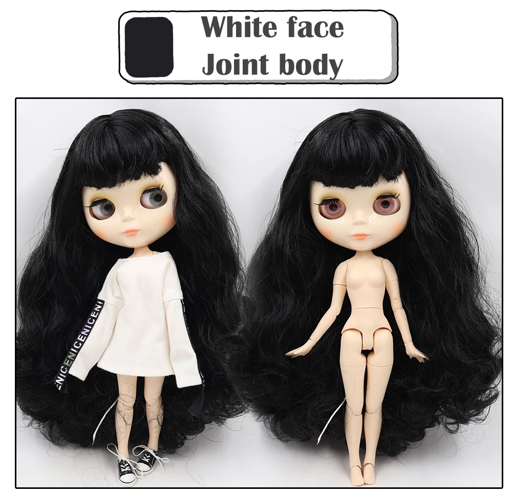 ICY Blyth Кукла № 1 глянцевое лицо белая кожа сустава тела 1/6 BJD Специальная цена 1/4 BJD, Pullip, Jerryberry, Licca игрушка подарок