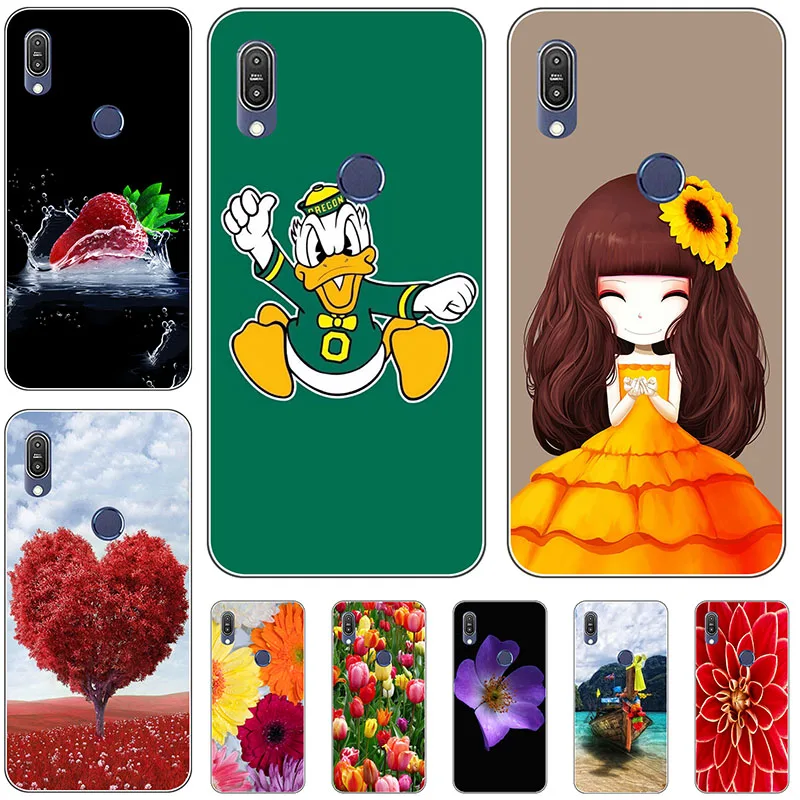 Чехол для телефона Asus Zenfone Max Shot Plus M2 ZB634KL 6 26 чехол 3D рельефный узор мягкий ТПУ s Coque |