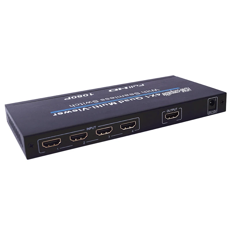 1080p 6 7 Гбит/с HDMI-совместимый 4x1 четырехъядерный многоцелевый бесшовный