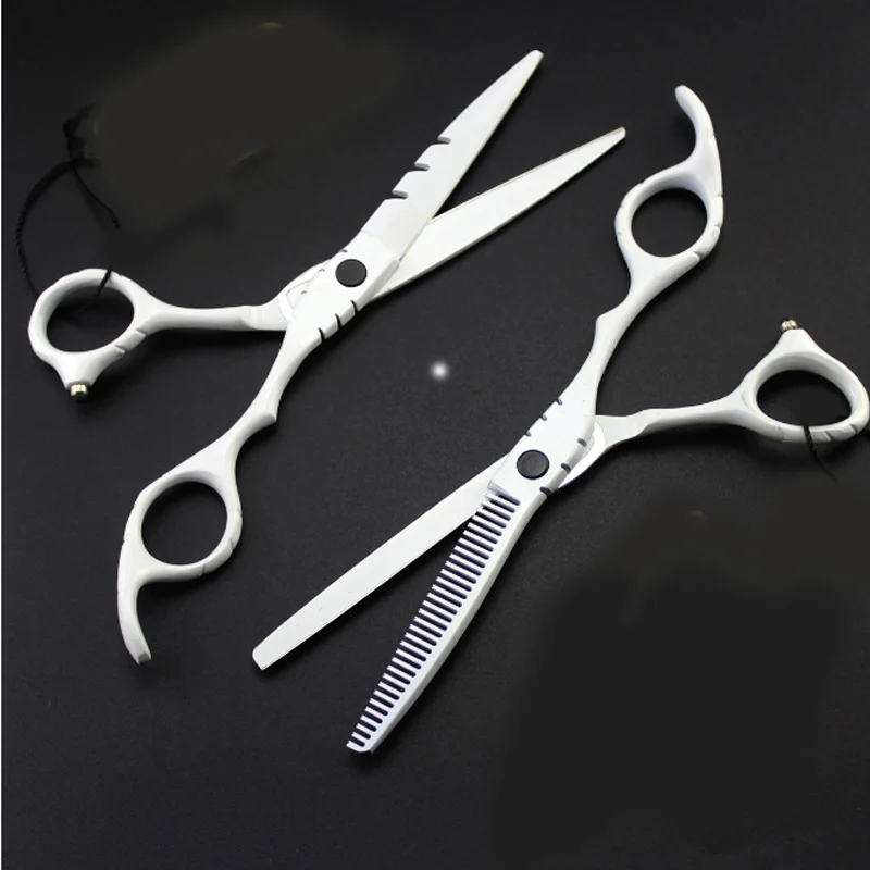 Парикмахерские ножницы 6 0 дюйма 4 цвета профессиональные для стрижки филировки