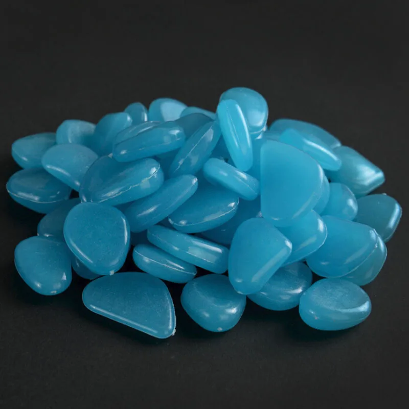 100pcs Luminous Glowing Artificial Stone Aquarium Fish Tank Bonsai Garden Decor Natural Stones For Decoration aquarium stenen