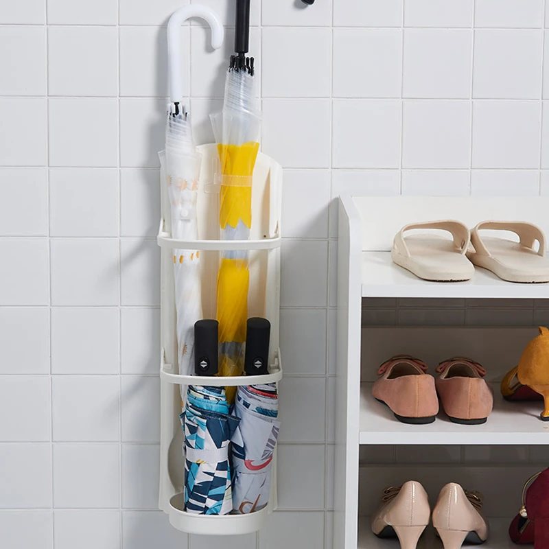 

Umbrella Stand Entryway Space Saving Umbrella Holder Organizer for Home Durable THIN889