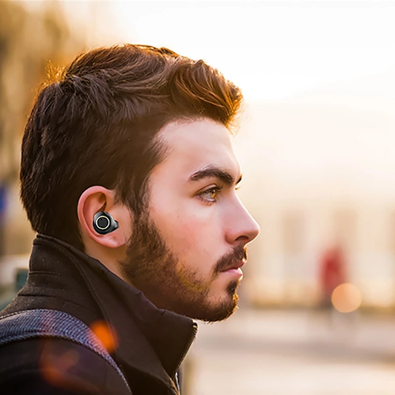 Bluetooth гарнитура G100 5 0 True Wireless два вкладыша портативная беспроводная с коробкой