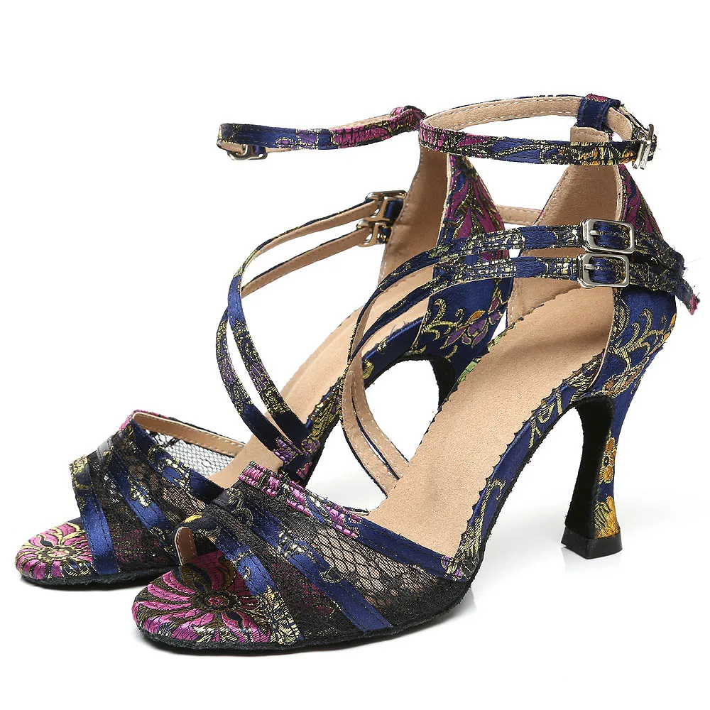 

Бальные Обувь для танцев женская обувь Туфли для латинских танцев Обувь для танцев обувь Puma для женщин бронза в английском стиле; Туфли в ан...