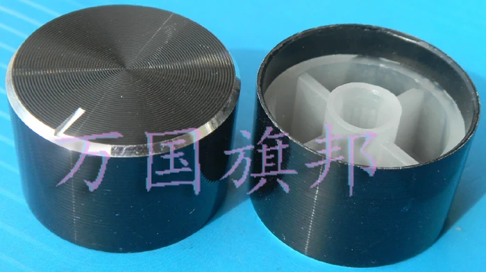 

Бесплатная доставка. Алюминиевая ручка, ручка потенциометра, черный корпус светильник 17 мм, 26 мм, диаметр 26*17 мм, высота