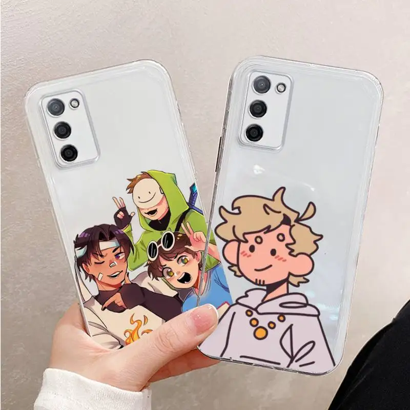 

Dream Smp Phone Case For Xiaomi Mi 11 Ultra Lite 10 Redmi Note 9 8 7 9a K30S K40 Pro Transparent Coque