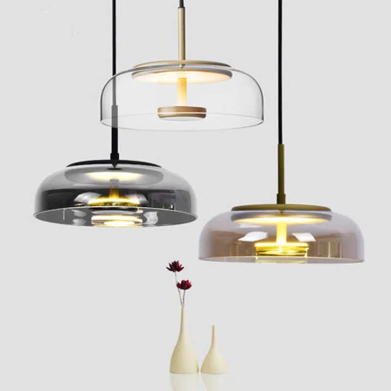 Post-modern Luxury Glass Chandelier Lights Nordic Style Creative Bar Lustres Pendentes Lamp Living Room Hanglamp Decor Fixture