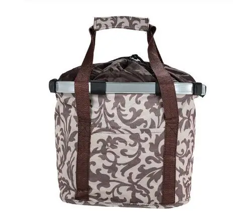 brown HIPET собака велосипедная корзина кошка щенок Сумка переноска для велосипедов со светоотражающей полосой на открытом воздухе путешествия велосипед переноска сиденье для маленькой собаки - Цвет: brown