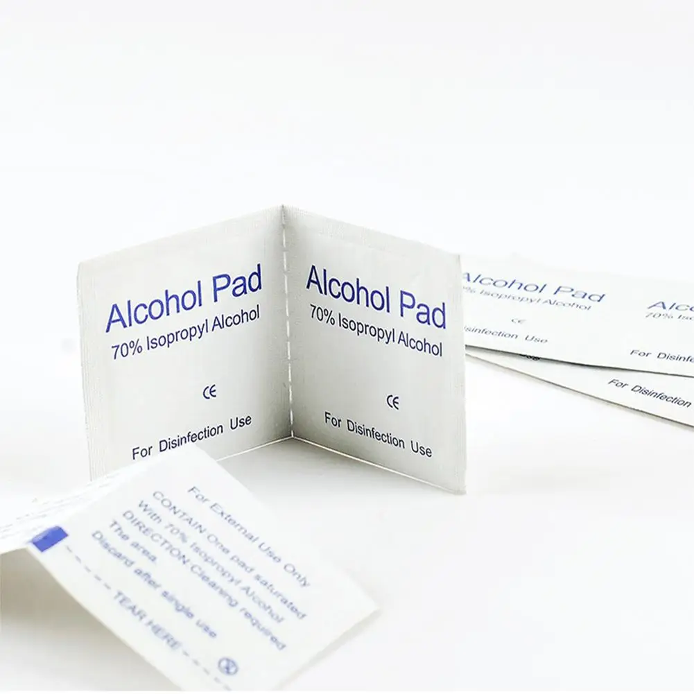 100 шт дезинфекционные хлопчатобумажные салфетки для очков чистящие прокладки