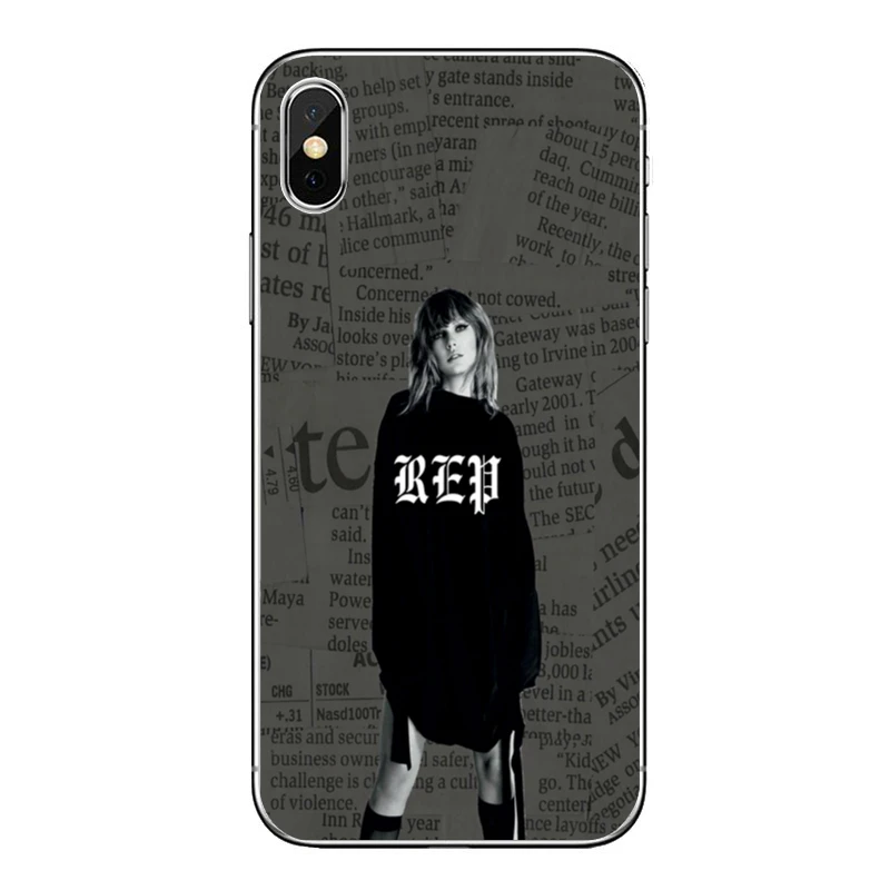 Для iPhone XR X XS Max 8 7 6s 6 plus SE 5s 5c 5 iPod Touch 1989 taylor Девушка Певица аксессуары чехол для телефона - Цвет: 1989-taylor-B-14