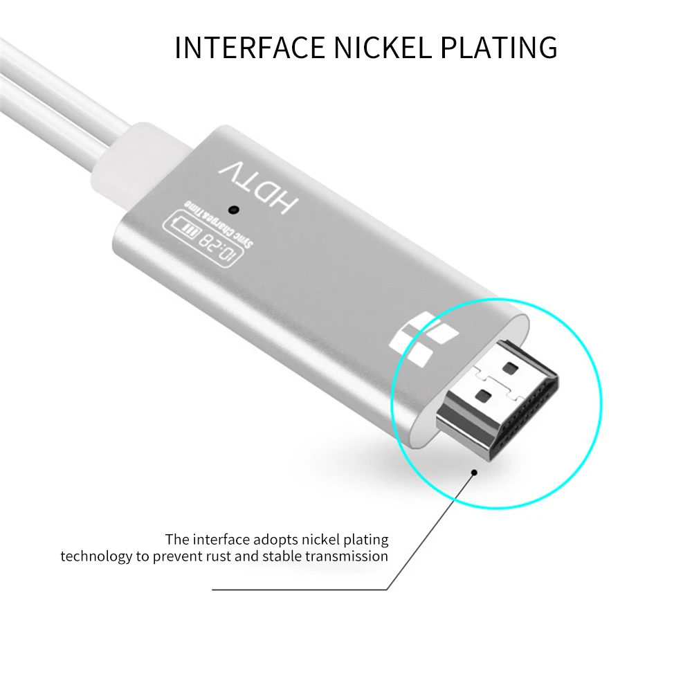 USB цифровой AV HDMI кабель адаптер ТВ проектор Plug And Play Экранирование зеркалирование