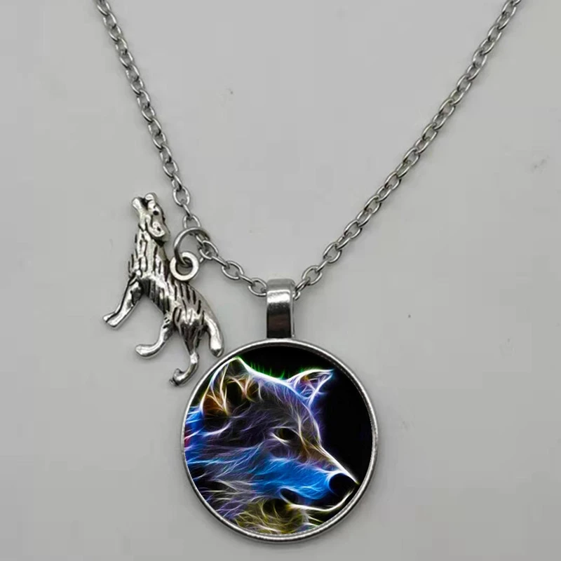 Лидер продаж! Модная винтажная Скандинавская Волчья цепочка в виде животного