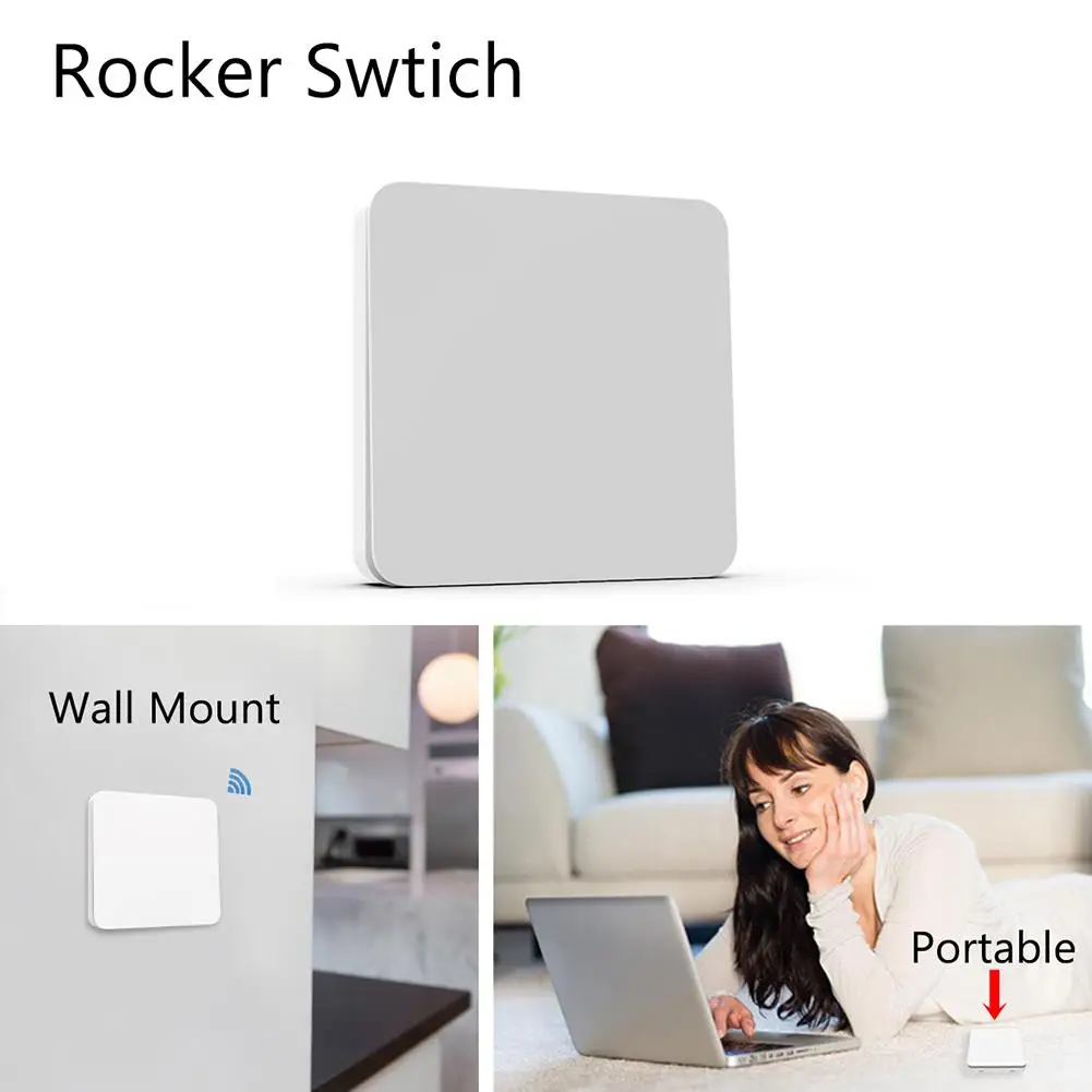 Комплект беспроводных переключателей света Kinetic без аккумулятора проводки