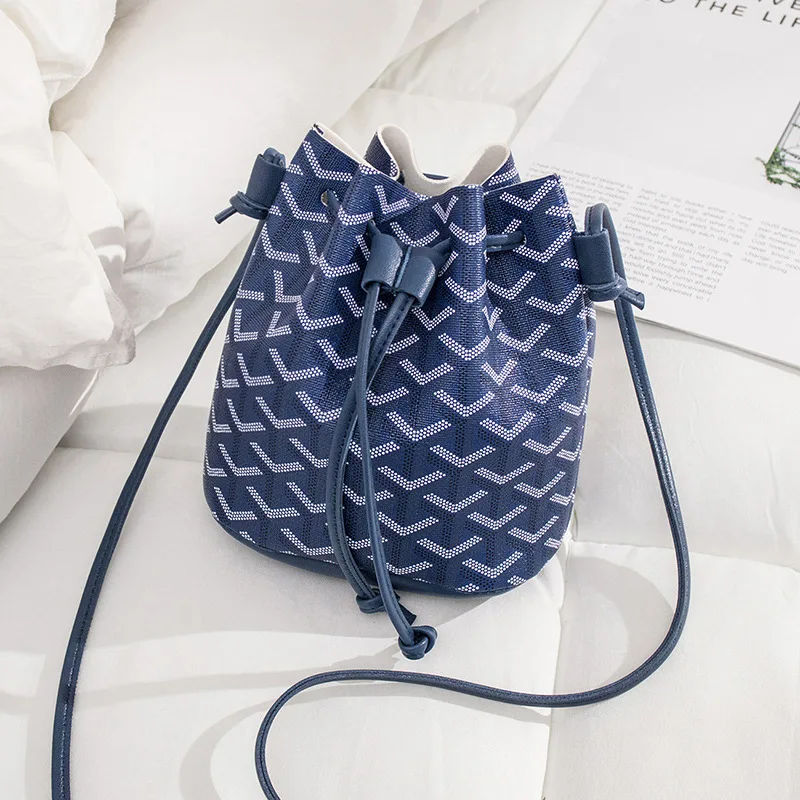 2020 New Fashion Simple Women PU Mini Drawstring Shoulder Bag Ladies Girl Bucket Crossbody Messenger Phone |