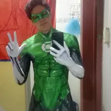 Adults/Kids Green Lantern Superhero Cosplay Costumes Zentai Halloween Party Bodysuit
