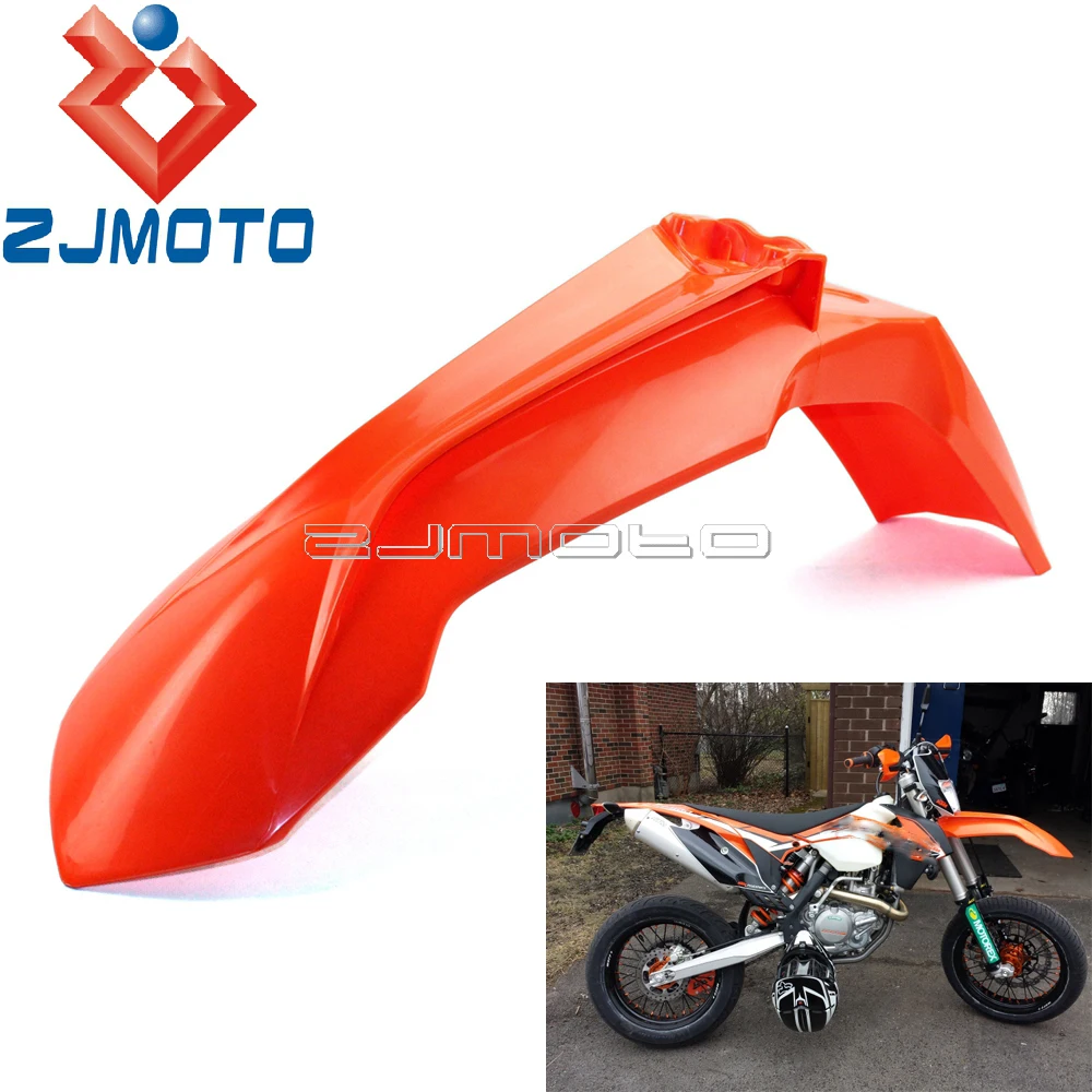 

Orange Front Fender Mudguard Enduro MX Front Mud Guard For SXF SX XCW XC EXC XCF 85 125 150 250 300 350 450 500 2013-2016