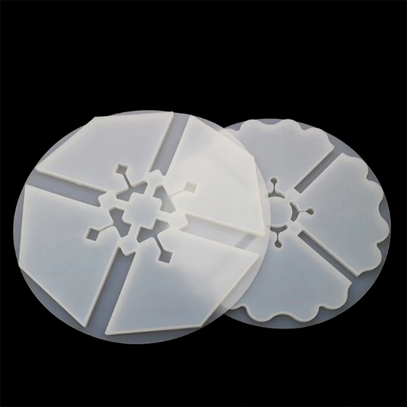 

2Pcs Coaster Resin Molds, Interlocked Puzzle Silicone Molds for DIY Resin