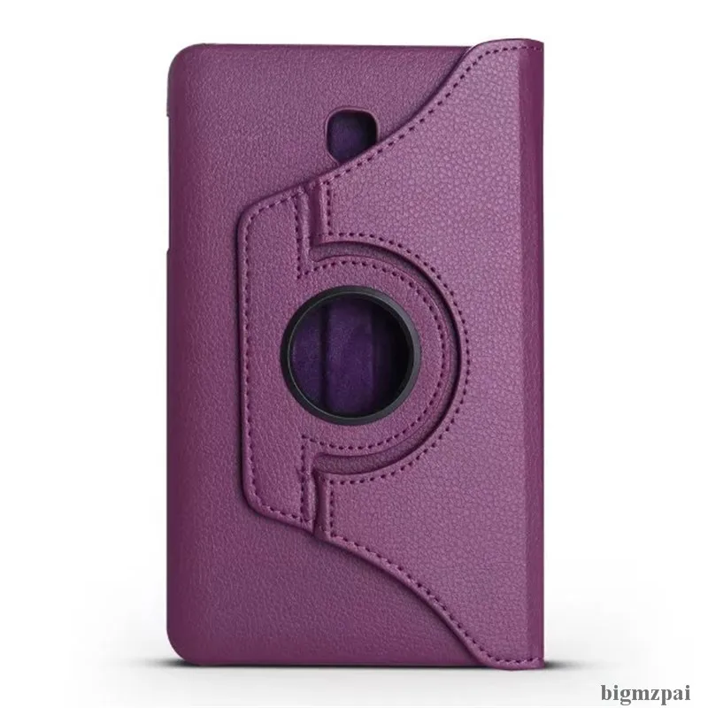 Чехол для планшета samsung Galaxy Tab A 10,5 T590 T595 t597 360 Вращающийся Кожаный чехол для планшета samsung tab a t590 - Цвет: purple