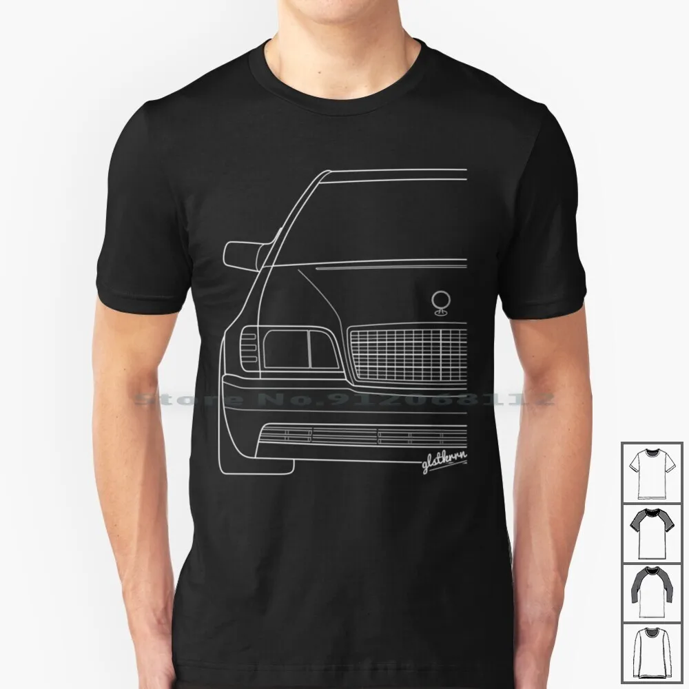 

W140 & Quot ; Silhouette & Quot ; T Shirt 100% Cotton W140 W 140 W140 W140 Enthusiast W140 Tuning W140 Lover W140 W 140 W140