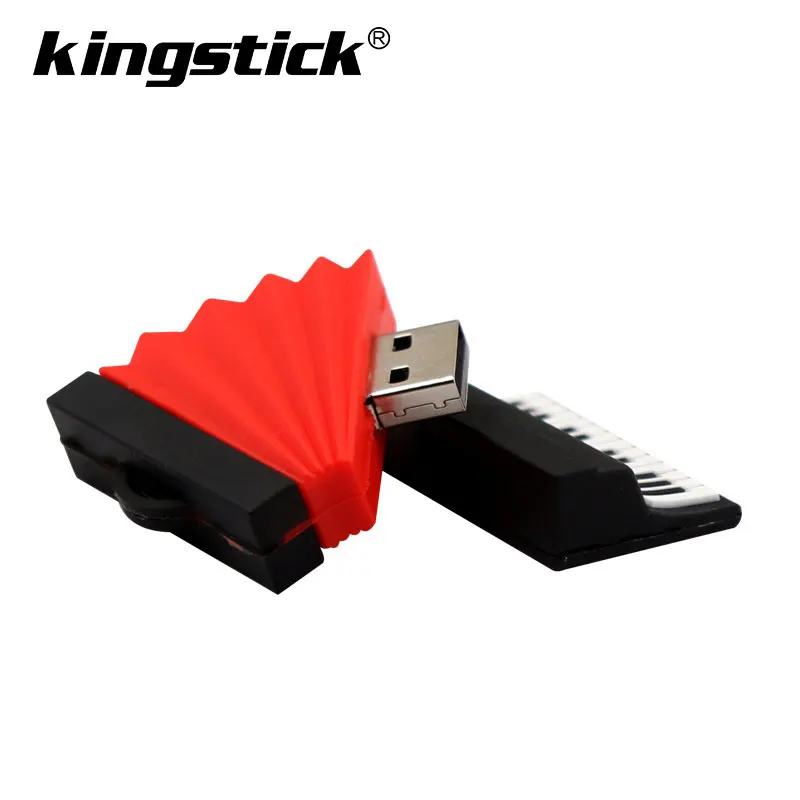 Новейший USB флеш-накопитель piano 32 Гб 64 Гб 128 ГБ модный музыкальный Флешка аккордеон накопитель 4 ГБ 8 ГБ 16 ГБ запоминающий usb-флэш-накопитель