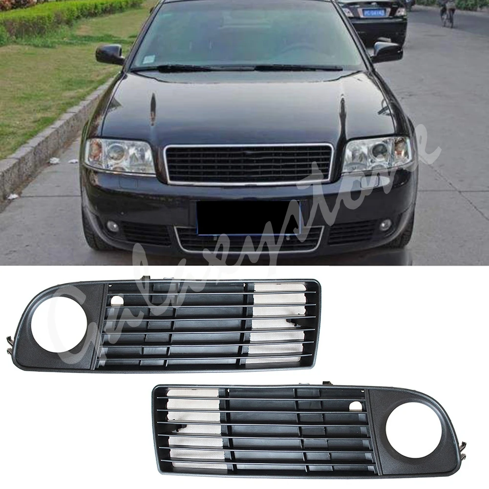 Передний бампер противотуманная светильник РА фара сетчатая Рамка для Audi A6 C5 1999