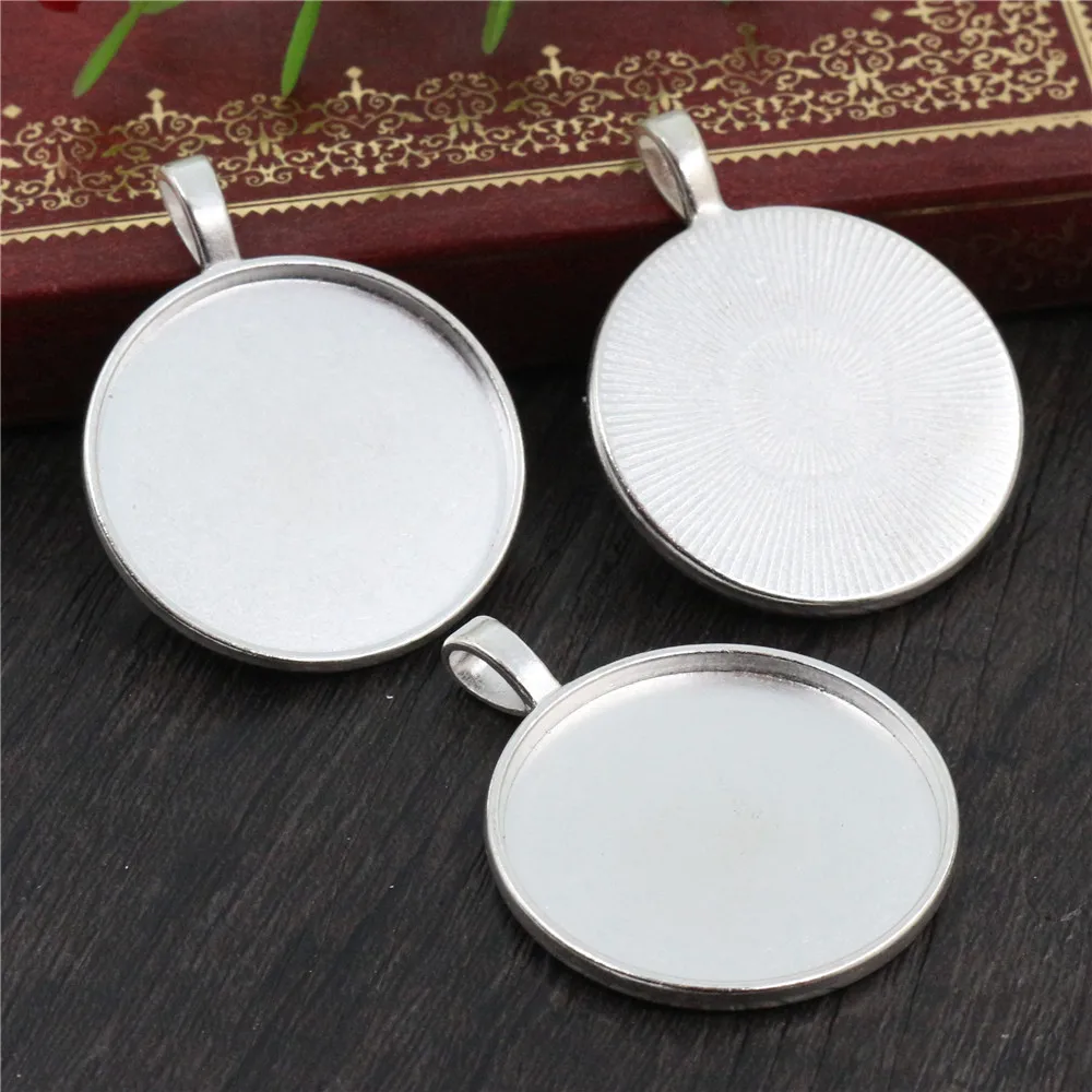 5 шт./лот 30 мм Внутренний размер 4 цвета покрытый классический стиль кабошон