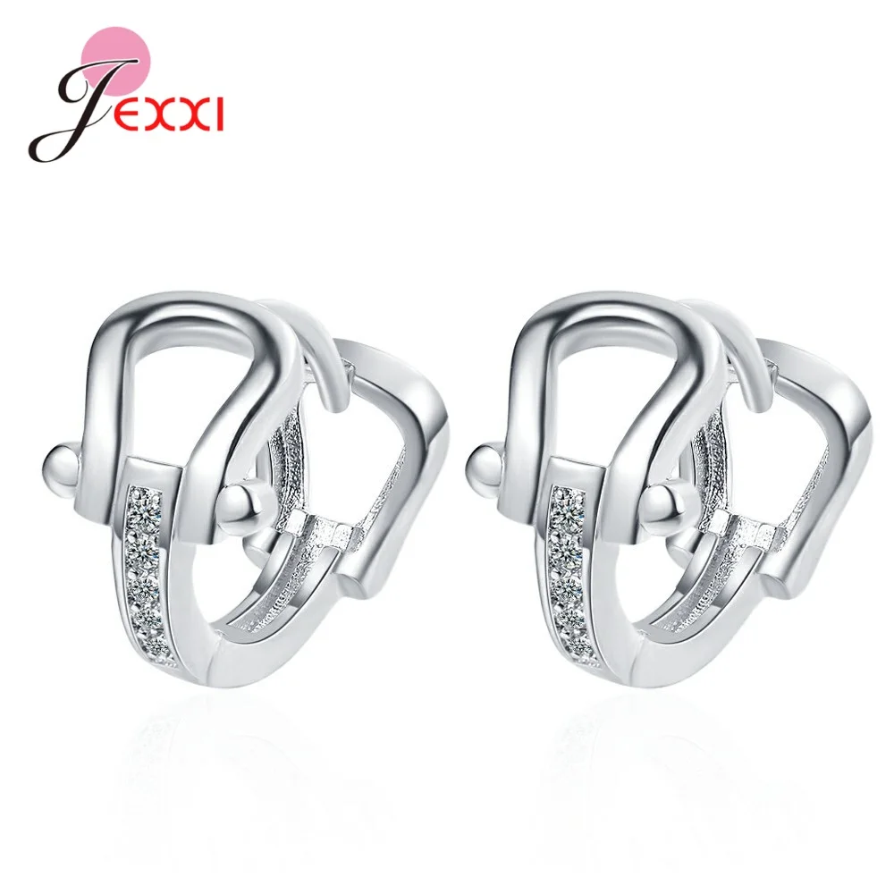 

Женские серьги-кольца из серебра 925 пробы