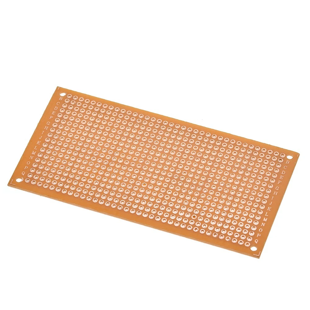 Односторонняя Универсальный 5x10 см без пайки PCB тестовый макет Медь прототип бумага Луженая пластина шарнирные отверстия DIY