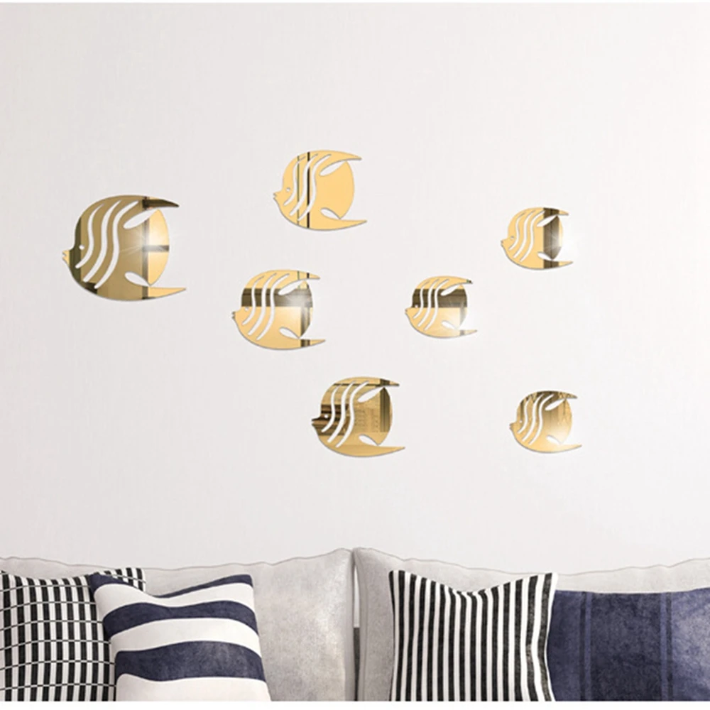 

High Quality 3D Acrylic Mirror Wall Stickers Home Decor Decals Living Room Bedroom Decoration Eco-Friendly Wallpaper