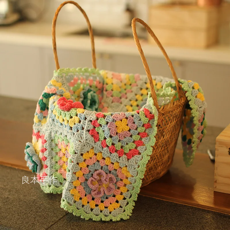 Лидер продаж цветная Подушка сделай сам с крючком модное Покрывало Ромашки