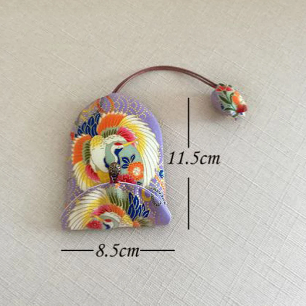 Женская тканевая монетница уникального цветочного дизайна сумка для