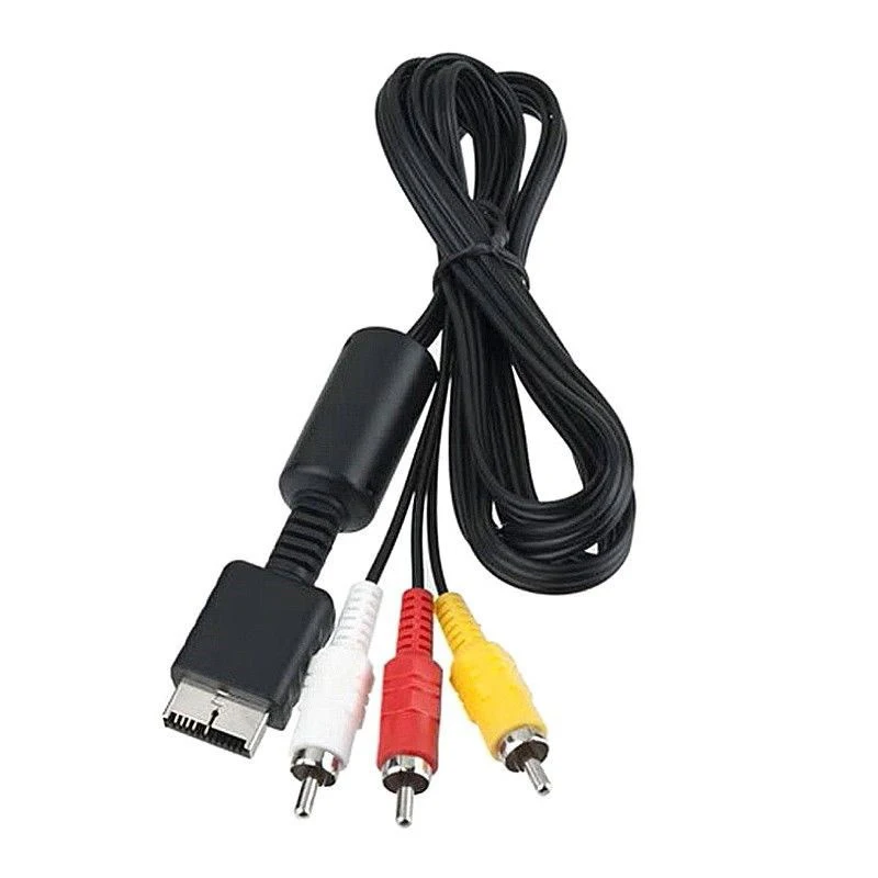 Кабель для видеомагнитолы 1 8 м RCA SONY PS1 PS2 PS3 кабель геймпада PlayStation игровой консоли