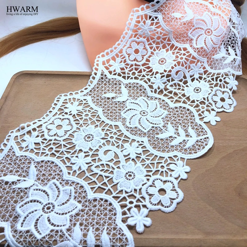 5 ярдов 18 см африканская кружевная ткань лента отделка Аксессуары DIY модное