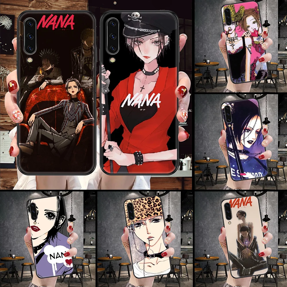 

Nana Osaki Anime Phone Case For Samsung Galaxy A 10 12 20E 21S 30 32 40 50 51 52 70 71 72 5 6 7 2016 2018 black painting