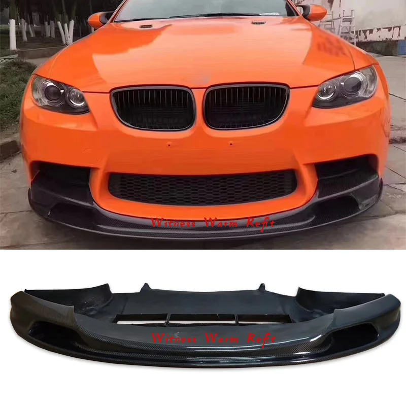 Передний бампер для E90 E92 E93 M3 из углеродного волокна спойлер разветвители BMW 3