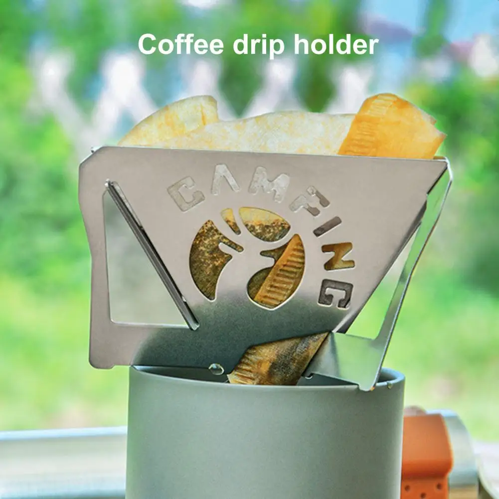 

Corrosion Resistance 304 Stainless Steel Camping Coffee Filter Holder for Outdoor