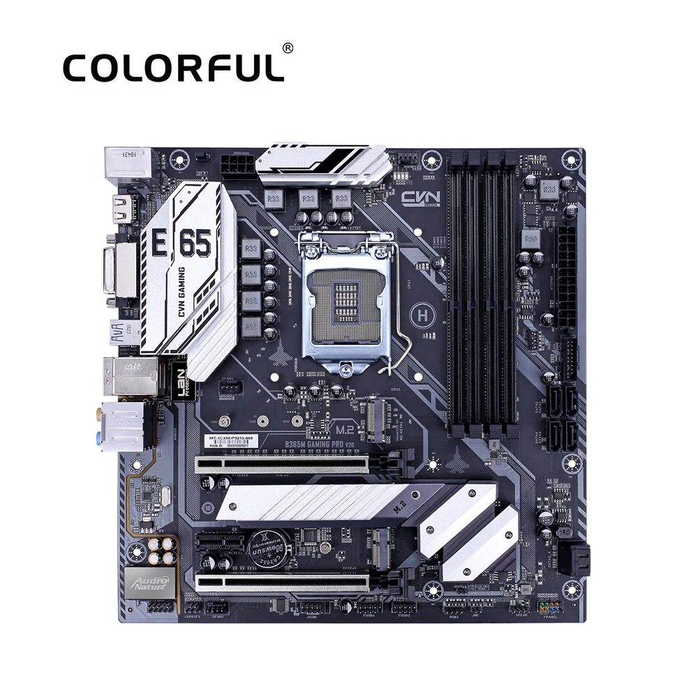 Цветная Материнская плата Intel B365/LGA 1151 DDR4 M.2 игровая розетка 1151 MATX материнская плата Sata3.0 PCI Express3.0 B365M Gaming PRO V20