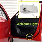 2 светодиодный т. светодиодные наклейки на двери автомобиля, лампы, аксессуары для Mazda 6 GG GY GG1 GT Atenza 2003-2008, автомобильные эмблемы, Проекционные приветственные огни