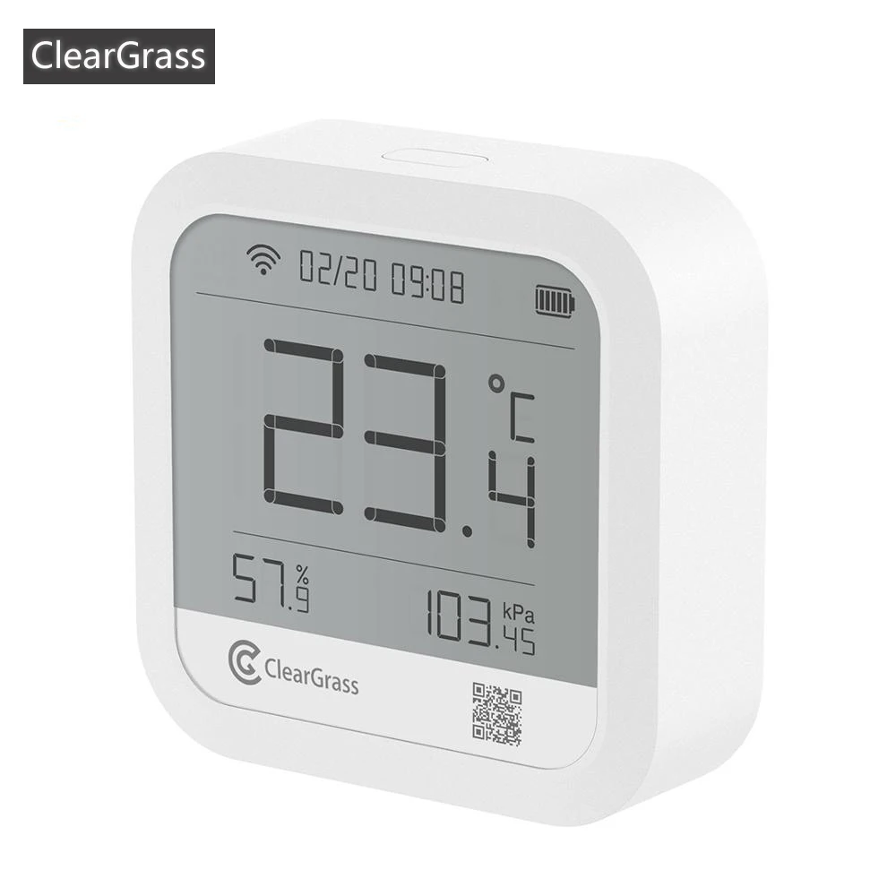 Метеостанция Youpin Cleargrass измеритель температуры и атмосферного давления цифровые