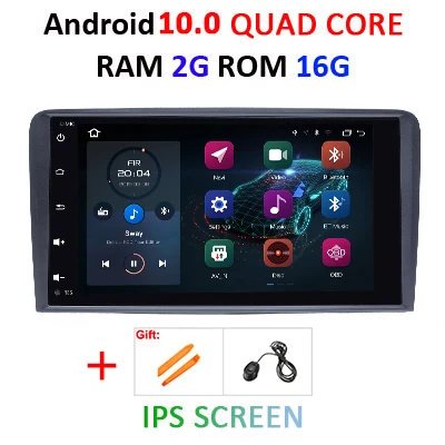 2G 16G IPS Android 10 DSP IPS car radio Multimedia GPS Navigation For Audi A3 8P S3 2003-2012 RS3 Sportback autoradio no 2din DVD Head Unit - Color: 2G 16G IPS