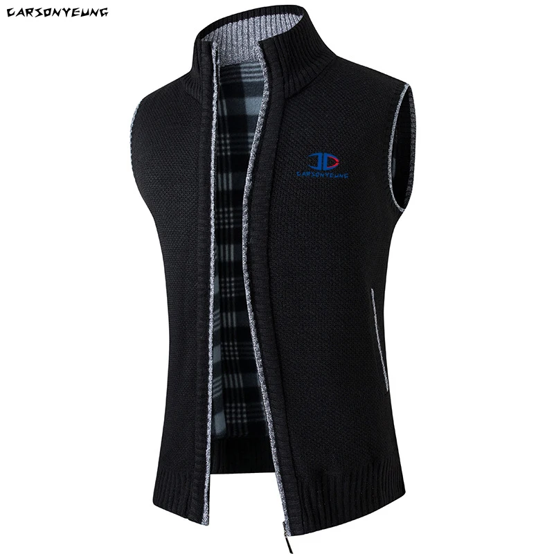 

Men's Sweaters Autumn Winter Warm Knitted Sweater Jackets Cardigan Coats Vest Male Clothing Casual Sleeveless Knitwear clothe