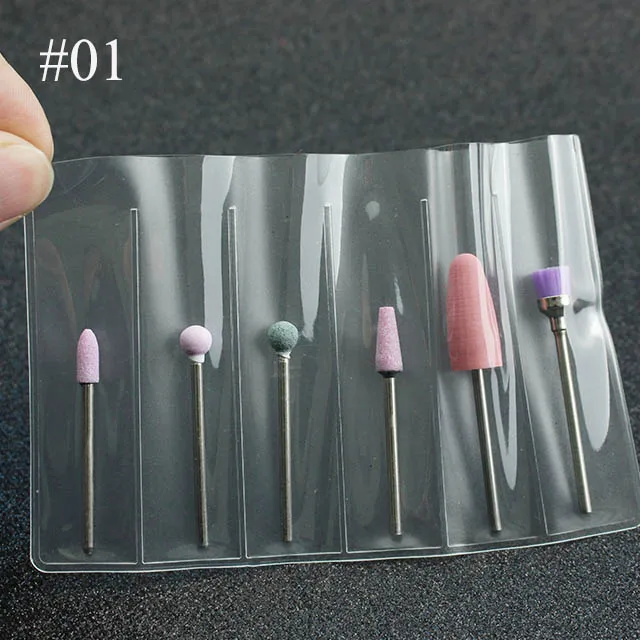 6 шт. набор фрез для маникюра и педикюра | Красота здоровье