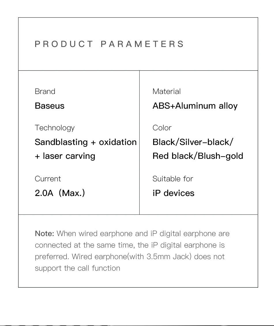 Аудио адаптер Baseus L52 для iPhone, адаптер для наушников, сплиттер для lightning на 3,5 мм, aux адаптер для музыки/телефонных звонков/зарядки