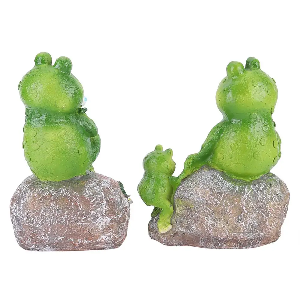 2 шт. Прекрасная лягушка ремесло миниатюрная искусственная амималь модель