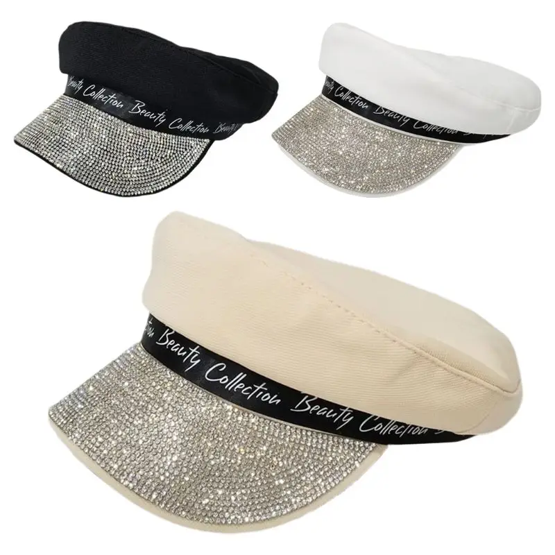 Берет в европейском стиле женский хлопковый регулируемый берет с плоским верхом