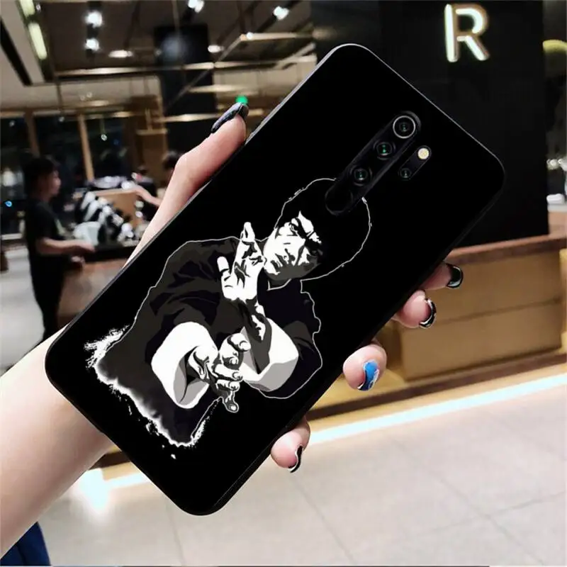 

Dabieshu Kung Fu BruceLee Black Cell Phone Case for Redmi Note 9 8 8T 8A 7 6 6A Go Pro Max Redmi 9 K20