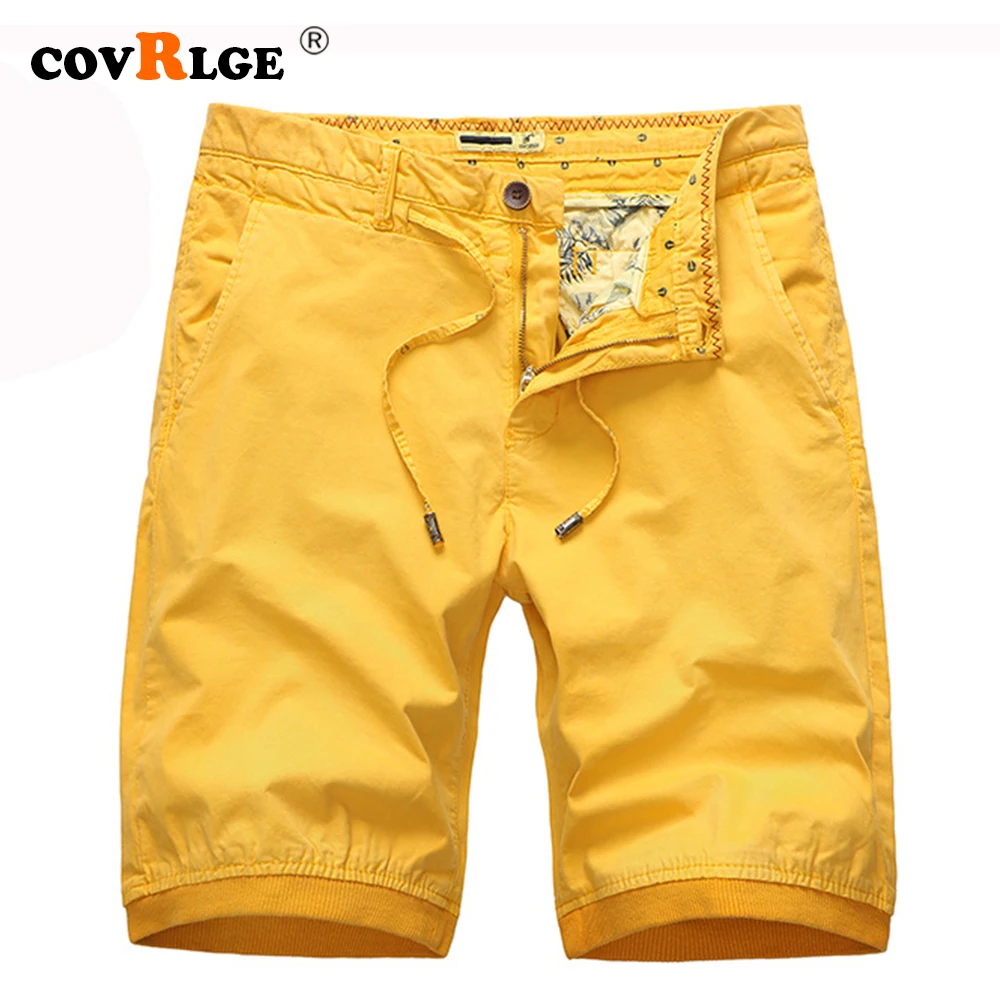 

High-quality Candy Colors Casual Fashion Shorts Men's Casual Loose Five-point Pants Men's Shorts Pure Cotton Streetwear MKD062