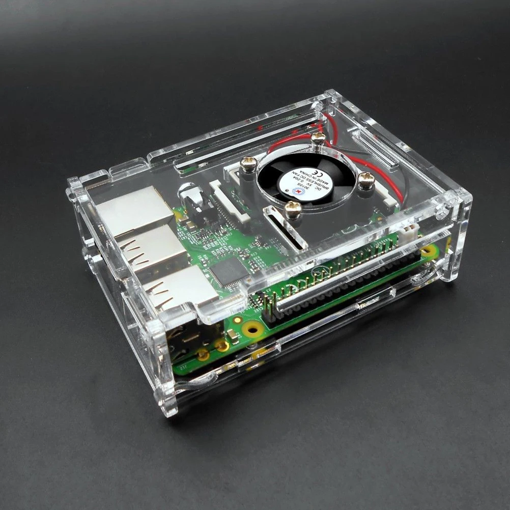 Для Raspberry 93x65x32 мм Pi 2/3/B + Прозрачный Премиум акриловый чехол | Компьютеры и офис