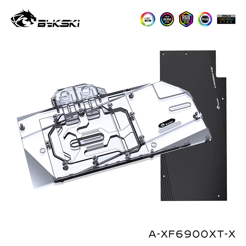 

Bykski GPU Water Block For Overseas Edition XFX RX6900XT /6800XT ,With Back Plate Watercooler ,A-XF6900XT-X